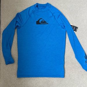 Quicksilver Men's Blue  Rashguard XL NWT